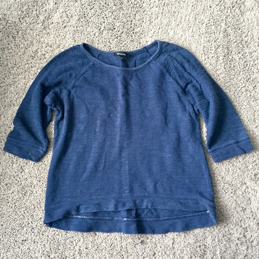 Women's Relativity Sweater in Navy XL